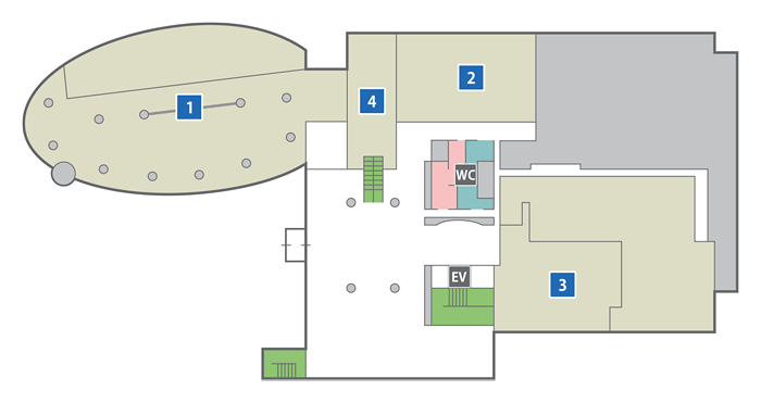 １号館（大学本館） 1階