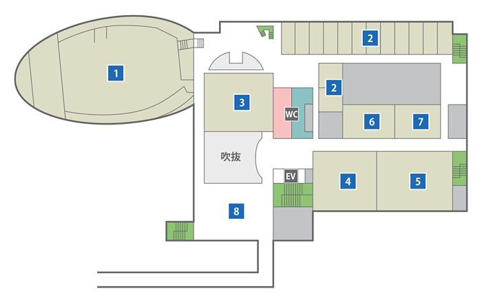 １号館（大学本館） 3階