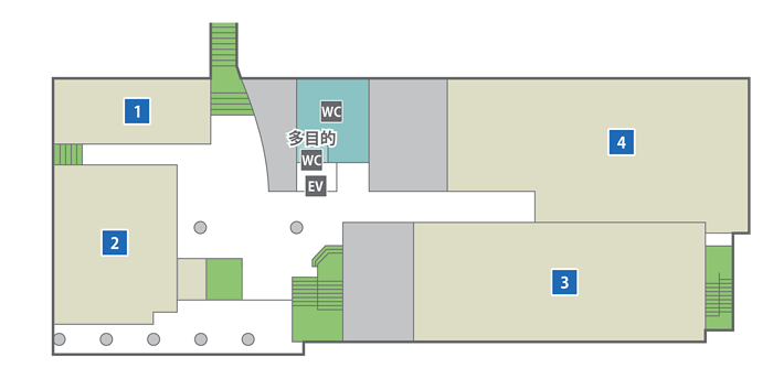 ４号館（看護学部棟） 1階