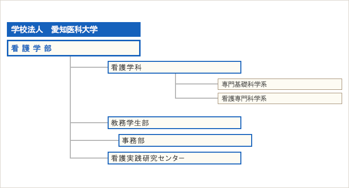 看護学部組織図